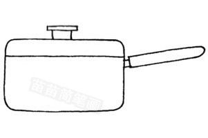 廚房用品簡筆畫圖解教程 輕松繪制常見廚具衛(wèi)具